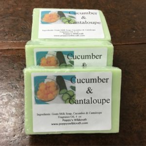 Handcrafted Goat's Milk Soap - Cucumber Cantaloupe