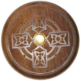 Wooden Incense Burner - Celtic Cross