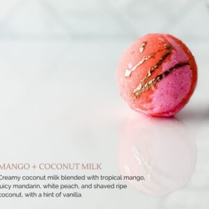Bath Bomb - Mango & Coconut Milk