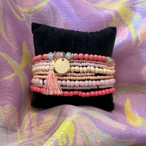 Bracelet - Bohemian Stackable Beaded Set