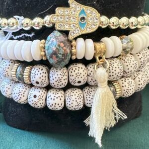 Bracelet - Bohemian Stackable Beaded Set