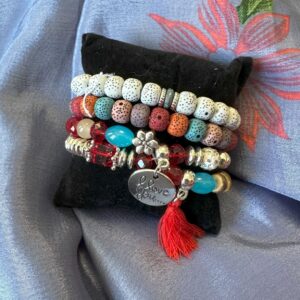 Bracelet - Bohemian Stackable Beaded Set