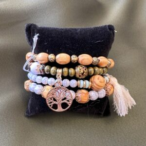 Bracelet - Bohemian Stackable Beaded Set
