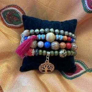 Bracelet - Bohemian Stackable Beaded Set