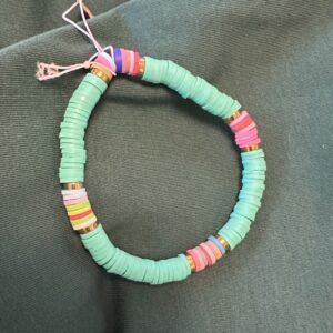 Bracelet - Beaded Heishi Teal