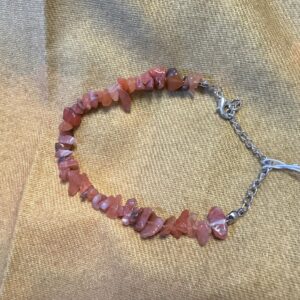 Bracelet - Gemstone Chip - Carnelian