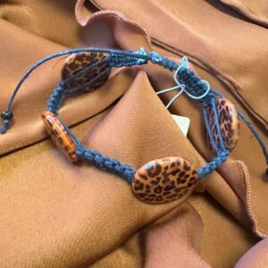 LB - cheetah rope bracelet