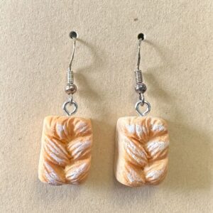 Sage and Hobbs - Braided Loaf Bread Earrings