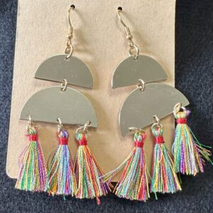 Sage & Hobbs Multicolor Tassel Earrings