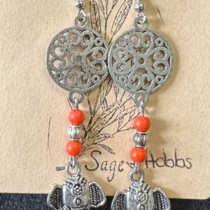 Sage & Hobbs- Mandala & Elephant Earrings